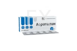 ЛОРАТАДИН таб 10мг n10