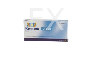 КРЕСТОР таб п/об 20мг n28