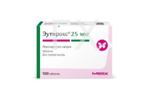 ЭУТИРОКС таб 25мкг n100