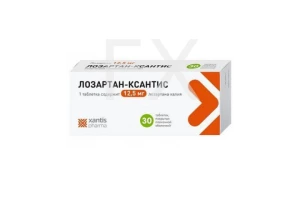 ЛОЗАРТАН таб п/об 12.5мг n30