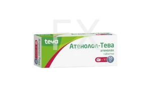 АТЕНОЛОЛ таб 50мг n30