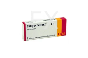 СУПРАСТИНЕКС таб п/об 5мг n7