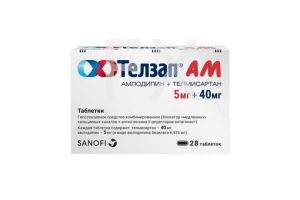 ТЕЛЗАП АМ таб 5мг+40мг n28