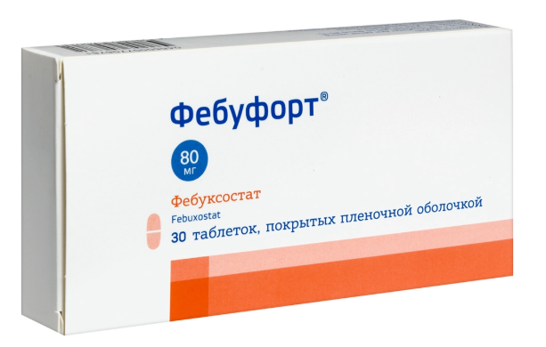 ФЕБУФОРТ таб п/об 80мг n30