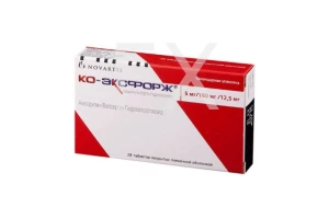 КО-ЭКСФОРЖ таб 5мг+160мг+12.5мг n28