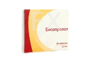 БИСОПРОЛОЛ таб п/об 2.5мг n30