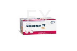 МОКСОНИДИН таб п/об 0.2мг n30