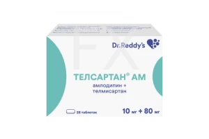 ТЕЛСАРТАН АМ таб 10мг+80мг n28