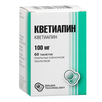 КВЕТИАПИН таб п/об 100мг 60 шт.