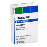 ТВИНСТА таб 5мг + 80мг 28 шт.