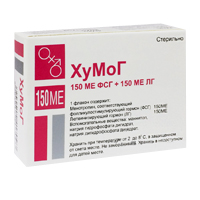 ХУМОГ лиоф. д/ин. (фл.) 150МЕ ФСГ+150МЕ ЛГ n1