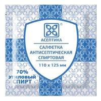САЛФЕТКИ антисептические спиртовые 6х6см 1 шт.