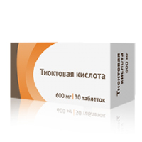 ТИОКТОВАЯ КИСЛОТА таб п/об 600мг 30 шт. ТИОКТОВАЯ КИСЛОТА таб п/об 600мг 30 шт.