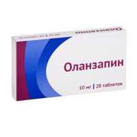 ОЛАНЗАПИН таб п/об 10мг 28 шт.