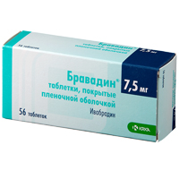 БРАВАДИН таб п/об 7.5мг n56