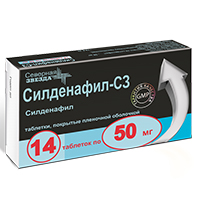 СИЛДЕНАФИЛ таб п/об 50мг n4
