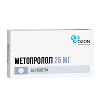МЕТОПРОЛОЛ таб п/об пролонг. 25мг 30 шт.