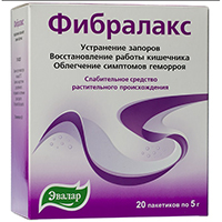 ФИБРАЛАКС пор. д/сусп. (пак.) 5г n20