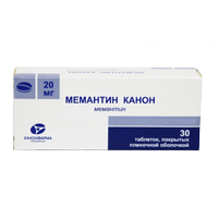 МЕМАНТИН таб п/об 20мг 30 шт.