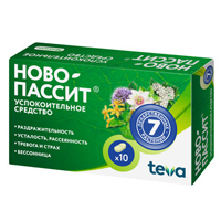 Ново-Пассит таб. п/пл. об. №10 Ново-Пассит таб. п/пл. об. №10