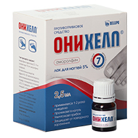 ОНИХЕЛП лак д/ногтей (фл.) 5% 2.5мл