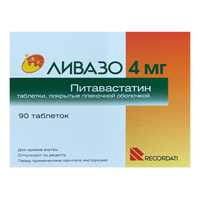 ЛИВАЗО таб п/об 4мг 28 шт.