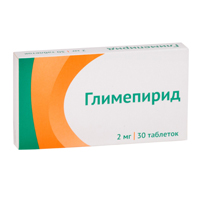 ГЛИМЕПИРИД таб 2мг n30