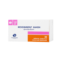 ФЕНОФИБРАТ таб п/об 145мг 30 шт.