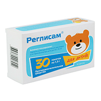 РЕГЛИСАМ гран. д/р-ра дет. (пак) 25мг/доза - 1.3г n30