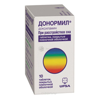 ДОНОРМИЛ таб п/об 15мг 10 шт.