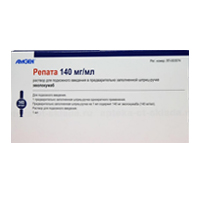 РЕПАТА р-р д/ин. (шприц) 140мг/мл - 1мл n1