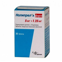 Нолипрел А форте таб. п/пл. об. 5мг+1,25мг №30