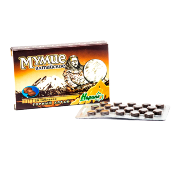 МУМИЕ алтайское Золотое таб 0.2г 20 шт. МУМИЕ алтайское Золотое таб 0.2г 20 шт.