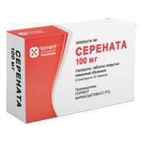 СЕРЕНАТА таб п/об 100мг 30 шт.