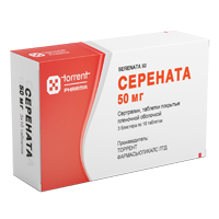 СЕРЕНАТА таб п/об 50мг 30 шт.