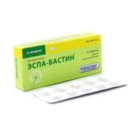 ЭСПА-БАСТИН таб п/об 20мг n10