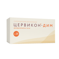 ЦЕРВИКОН-ДИМ супп. ваг. 100мг n25