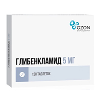 ГЛИБЕНКЛАМИД таб 5мг 120 шт.