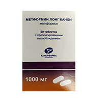 МЕТФОРМИН ЛОНГ таб 1000мг n60