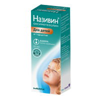 НАЗИВИН капли назал. (фл.) 0.025% 10мл