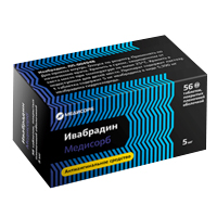 ИВАБРАДИН таб п/об 5мг 56 шт.