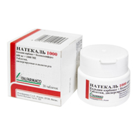НАТЕКАЛЬ 1000 таб дисперг. 600мг+1000МЕ n30
