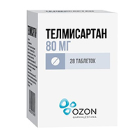 ТЕЛМИСАРТАН таб 80мг 30 шт.