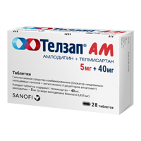 ТЕЛЗАП АМ таб 5мг+40мг 28 шт.