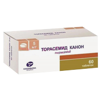 ТОРАСЕМИД таб 5мг 60 шт.