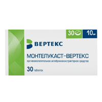 МОНТЕЛУКАСТ таб п/об 10мг 30 шт.