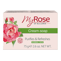 МАЙ РОУЗ ОФ БОЛГАРИЯ (MY ROSE OF BULGARIA) крем-мыло 75г МАЙ РОУЗ ОФ БОЛГАРИЯ (MY ROSE OF BULGARIA) крем-мыло 75г
