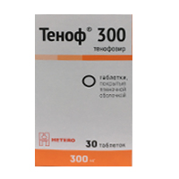 ТЕНОФ таб п/об 300мг n30