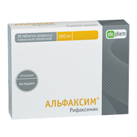 АЛЬФАКСИМ таб п/об 200мг 20 шт.