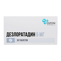 ДЕЗЛОРАТАДИН таб п/об 5мг 10 шт.